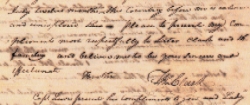 Letter written by William Clark to his brother Jonathan from Ft. Mandan in April 1805 before setting off into country "extensv and unexplored."