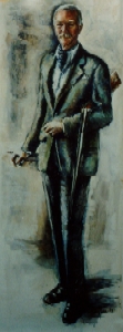 Portrait of Mr. Barry Bingham, 1993, oils. Filson Special Collections