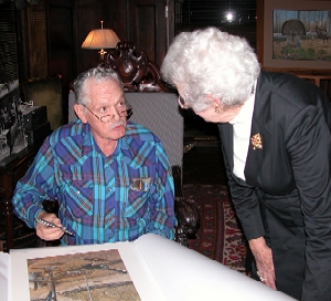 Ray Harm at The Filson on Nov. 30, 2004, for the release and signing of Spring Feeder.