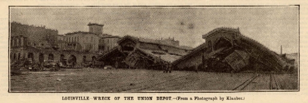 Wreck of the Union Depot. Scientific American, April 12, 1890, New York. Filson Library Collection