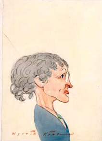 Harriet Monroe.  Editor of Poetry, a magazine of verse published in Chicago.