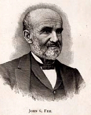 John Gregg Fee (1816-1901) as he appeared later in life. Frontispiece to Autobiography of John G. Fee, Berea, Kentucky (1891).