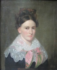 Dorothy Waltz Kerner and Lewis Kerner, ca. 1827, oil on canvas, 28 x 24. Filson Portrait Collection