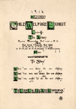 Pamphlet from the 1912 Kentucky Child Welfare Exhibit. Frances Ingram Papers, Filson Manuscript Collection