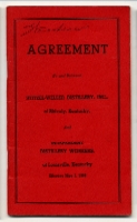 Labor Agreement Pamphlet between Stitzel-Weller Distillery and Distillery Workers Union local 36, July 1947. Ed Foote Papers, Filson Manuscript Collection