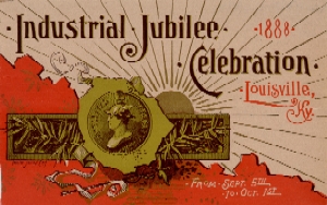 Program from the 1888 Satellites of Mercury festivities.  Filson Library Collection