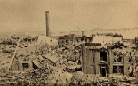 Tenth and Main Streets looking east, "Tornado Views of Louisville." Filson Library Collection