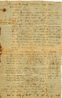 Booth Family Collection: Recipes including Lincoln County process for making whiskey, ca. 1810.  Filson Manuscript Collection