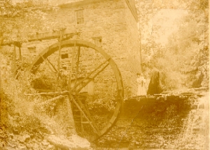 1892 view of Wolf Pen Branch mill by an unknown photographer.  Filson Photograph Collection