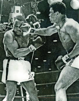 Sonny Liston vs. Cassius Clay, 25 February 1964. George Barry Bingham papers