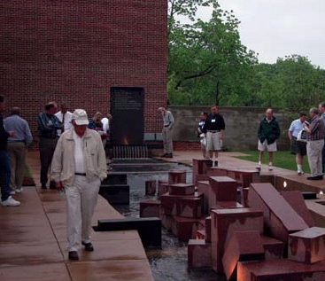 The new Civil War monument at the Corinth Interpretive Center was cause for much discussion and reflection.