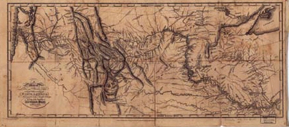 William Clarks Map of the West. Library of Congress Map Division.